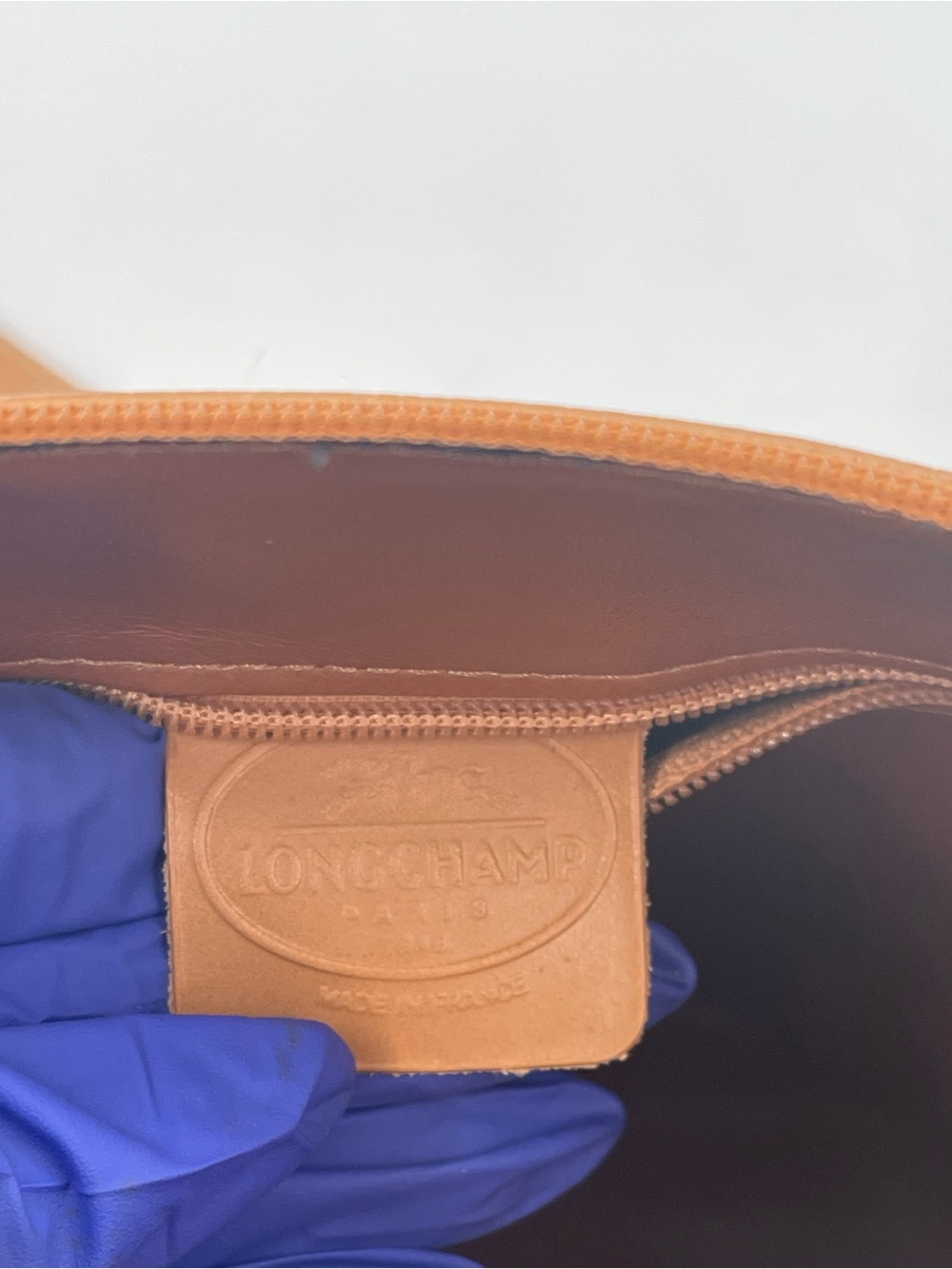 Longchamp Tan Leather Bag - Picture 10 of 13